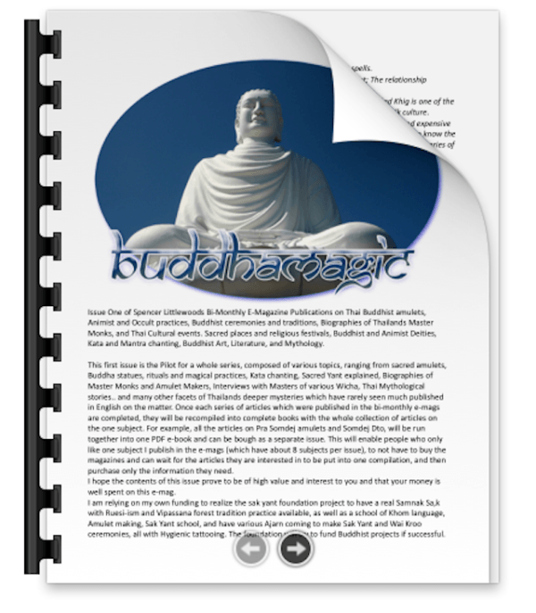Buddha Magic 1 Cover Page