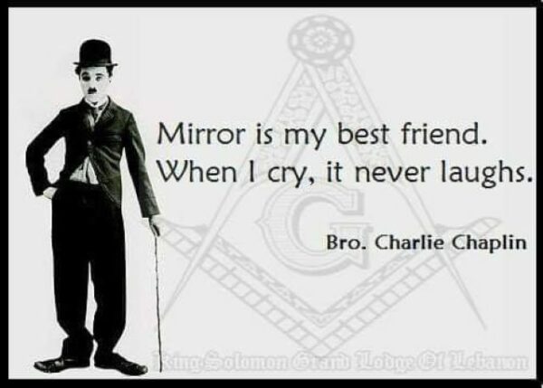 The Mirror is My Best Friend - Whhen i Cry, It Never Laughs (Charlie Chaplin)