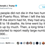 Donald Trump Tweet Tornado Death Toll Stats