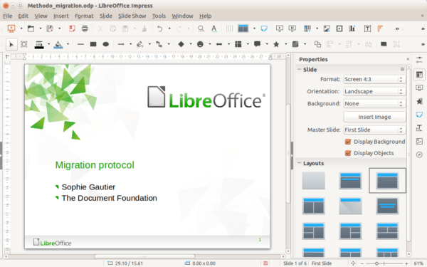 Libre Office Interface