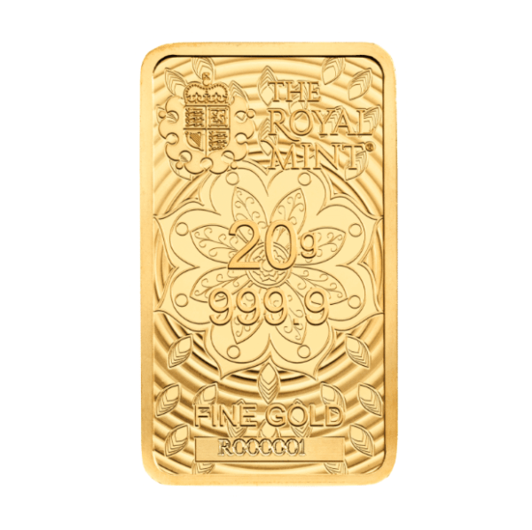 Rear face Lakshmi Gold Bullion Bar