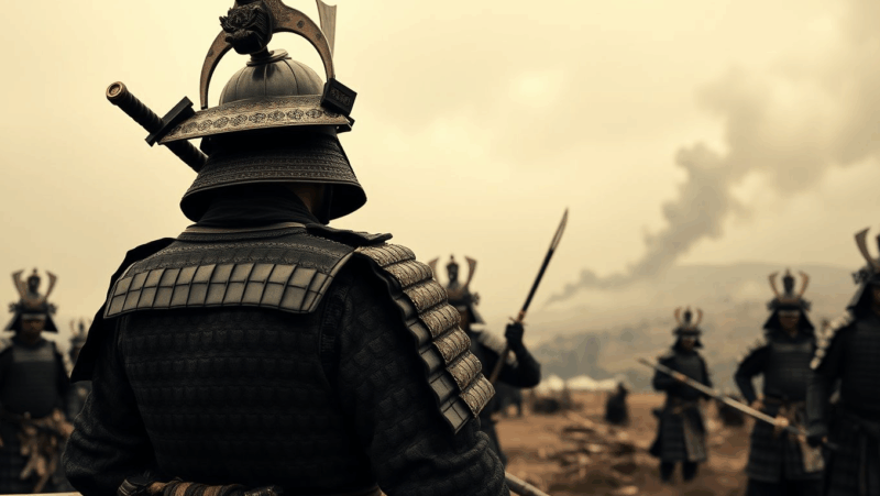 Cinematic Samurai Warrior Scene - AI Art Flux Schnell 1.0