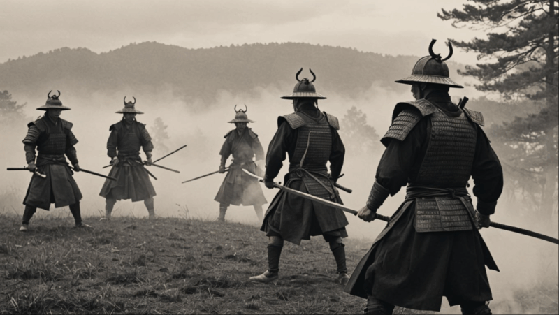 Samurai Warriors AI Art made with Stable Diffusion XL 1.0