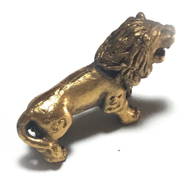 Sacred Lion Amulet of Ajarn Bua 2519 BE - Image 3