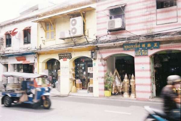 Tuk Tuks on Lan-Luang road near the Khao-Sarn road