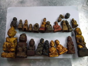 Various Tugadtaa Paya Wan Sak Magic Ink Making Effigies for Sak Yant Tattoos