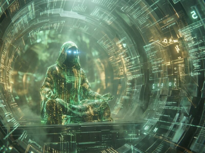 AI Monk in Cyber Temple - Sovereign AI