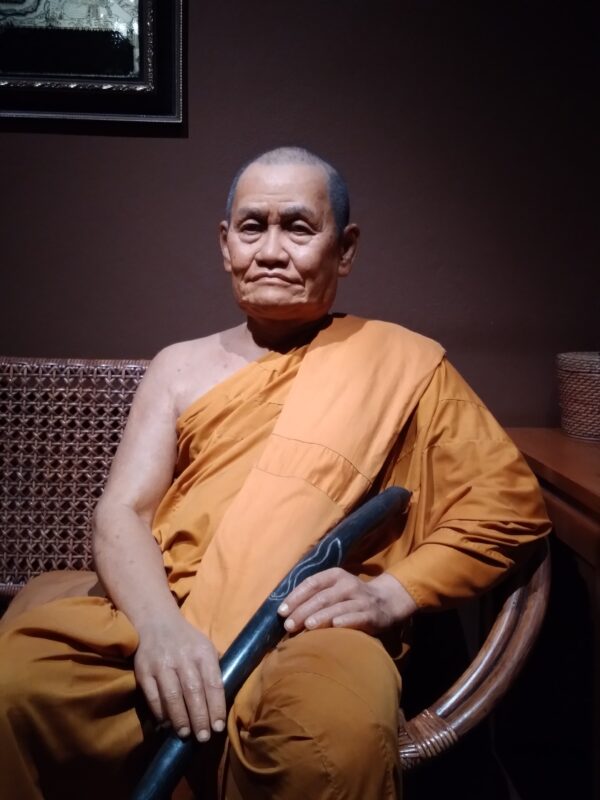 Ajahn Chah statue at the Thai Human Imagery Museum