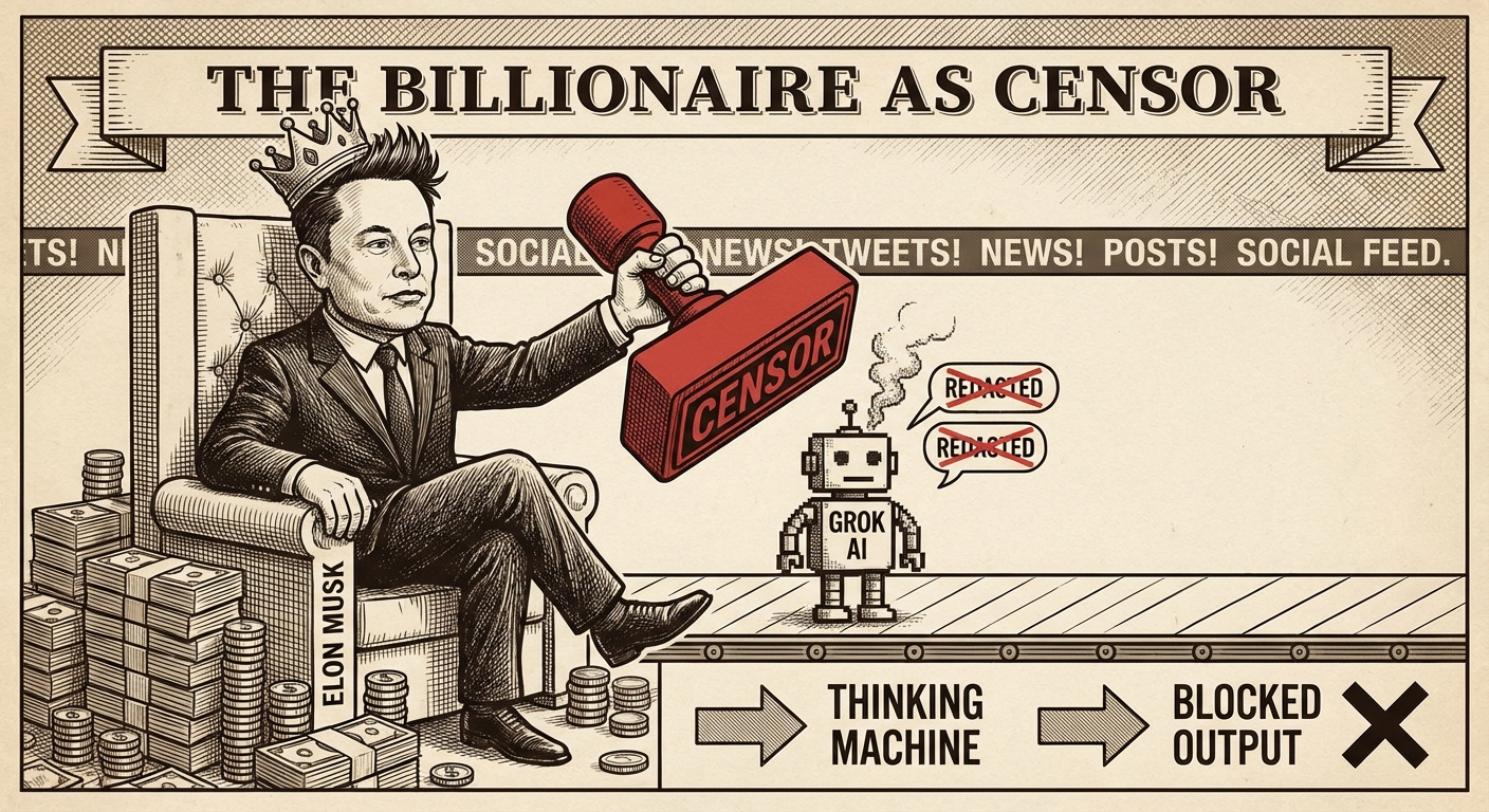 Grok: The Billionaire as Censor